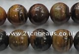 COP223 15.5 inches 14mm round natural brown opal gemstone beads