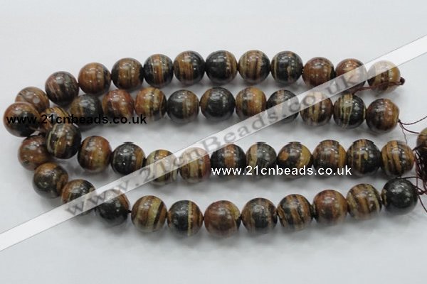 COP225 15.5 inches 18mm round natural brown opal gemstone beads