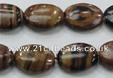 COP232 15.5 inches 15*20mm oval natural brown opal gemstone beads