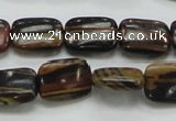 COP249 15.5 inches 12*16mm rectangle natural brown opal gemstone beads