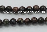 COP265 15.5 inches 8mm round natural grey opal gemstone beads