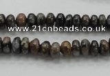 COP268 15.5 inches 4*8mm rondelle natural grey opal gemstone beads