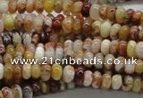 COP302 15.5 inches 3*6mm rondelle brandy opal gemstone beads wholesale