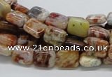 COP305 15.5 inches 8*10mm rectangle brandy opal gemstone beads wholesale