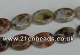 COP315 15.5 inches 10*14mm oval brandy opal gemstone beads wholesale