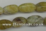 COP341 15.5 inches 10*14mm – 14*20mm nuggets yellow opal gemstone beads