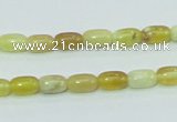 COP356 15.5 inches 5*8mm rice yellow opal gemstone beads wholesale