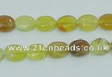 COP360 15.5 inches 8*10mm oval yellow opal gemstone beads wholesale