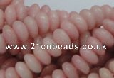 COP408 15.5 inches 5*10mm rondelle Chinese pink opal gemstone beads