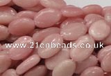 COP417 15.5 inches 8*12mm oval Chinese pink opal gemstone beads