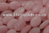 COP418 15.5 inches 10*14mm oval Chinese pink opal gemstone beads