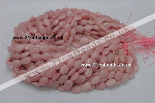 COP418 15.5 inches 10*14mm oval Chinese pink opal gemstone beads