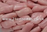 COP421 15.5 inches 10*12mm marquise Chinese pink opal gemstone beads