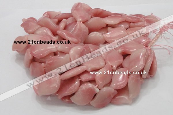 COP423 15.5 inches 18*30mm marquise Chinese pink opal gemstone beads