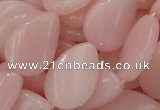 COP425 15.5 inches 18*24mm twisted teardrop Chinese pink opal gemstone bead