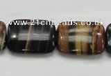 COP433 15.5 inches 18*25mm rectangle natural brown opal gemstone beads