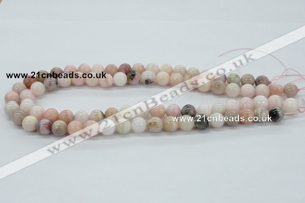 COP44 10mm smooth round natural pink opal beads Wholesale