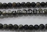 COP452 15.5 inches 6mm round natural grey opal gemstone beads