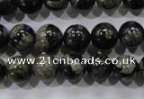 COP454 15.5 inches 10mm round natural grey opal gemstone beads