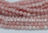 COP50 15.5 inches 4mm round natural pink opal gemstone beads