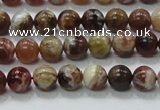 COP501 15.5 inches 8mm round natural red opal gemstone beads