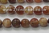 COP502 15.5 inches 10mm round natural red opal gemstone beads