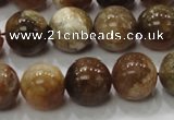 COP504 15.5 inches 14mm round natural red opal gemstone beads