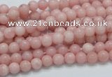 COP51 15.5 inches 5mm round natural pink opal gemstone beads