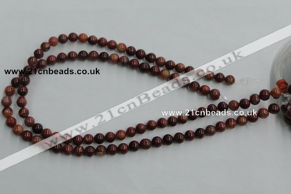 COP511 15.5 inches 8mm round red opal gemstone beads wholesale