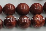 COP515 15.5 inches 16mm round red opal gemstone beads wholesale