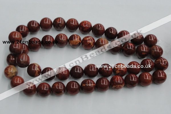 COP516 15.5 inches 18mm round red opal gemstone beads wholesale