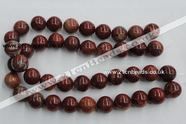 COP517 15.5 inches 20mm round red opal gemstone beads wholesale