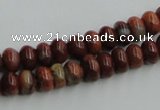 COP518 15.5 inches 5*8mm rondelle red opal gemstone beads wholesale