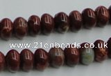 COP519 15.5 inches 6*10mm rondelle red opal gemstone beads wholesale