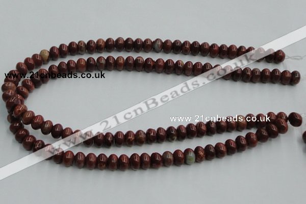 COP519 15.5 inches 6*10mm rondelle red opal gemstone beads wholesale