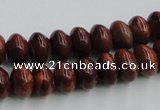 COP520 15.5 inches 7*12mm rondelle red opal gemstone beads wholesale