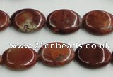 COP522 15.5 inches 13*18mm oval red opal gemstone beads wholesale