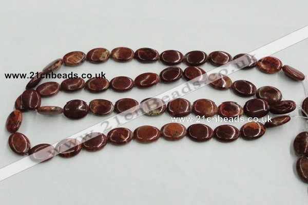 COP522 15.5 inches 13*18mm oval red opal gemstone beads wholesale