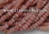 COP56 15.5 inches 2.5*4mm rondelle natural pink opal gemstone beads