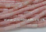 COP58 15.5 inches 4*7mm column natural pink opal gemstone beads