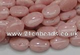 COP63 15.5 inches 10*14mm oval natural pink opal gemstone beads