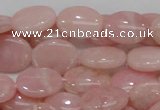 COP64 15.5 inches 12*16mm oval natural pink opal gemstone beads