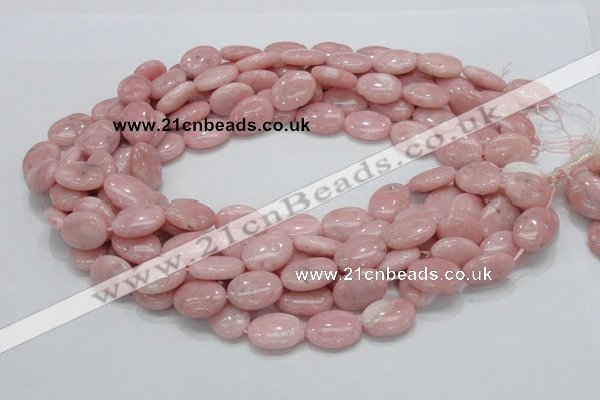 COP65 15.5 inches 14*18mm oval natural pink opal gemstone beads