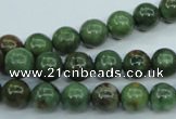 COP652 15.5 inches 8mm round green opal gemstone beads wholesale