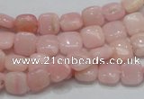 COP67 15.5 inches 8*8mm square natural pink opal gemstone beads