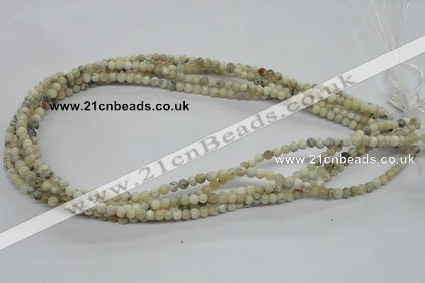 COP800 15.5 inches 4mm round natural African opal beads