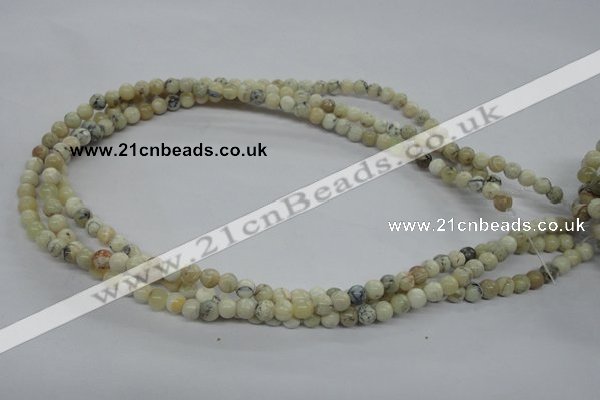 COP801 15.5 inches 6mm round natural African opal beads