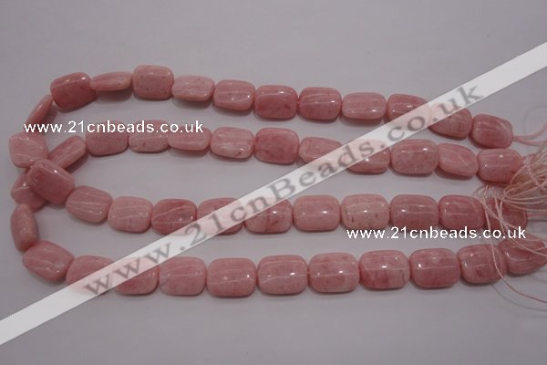 COP83 15.5 inches 12*16mm rectangle natural pink opal gemstone beads