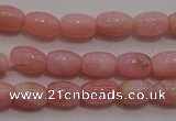 COP85 15.5 inches 4*6mm drum natural pink opal gemstone beads