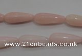 COP87 15.5 inches 8*20mm teardrop natural pink opal gemstone beads